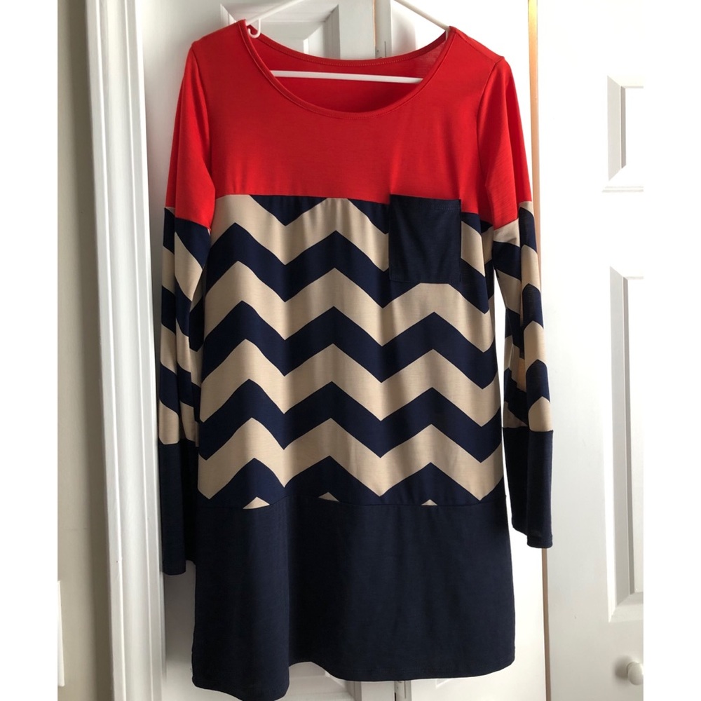 boutique dress/tunic size L $30